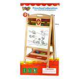 Wooden Preschool Education Two Sided Fold Drawing Board