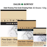Daler Rowney Fine Grain Drawing Pads – 30 Sheets 120Gsm