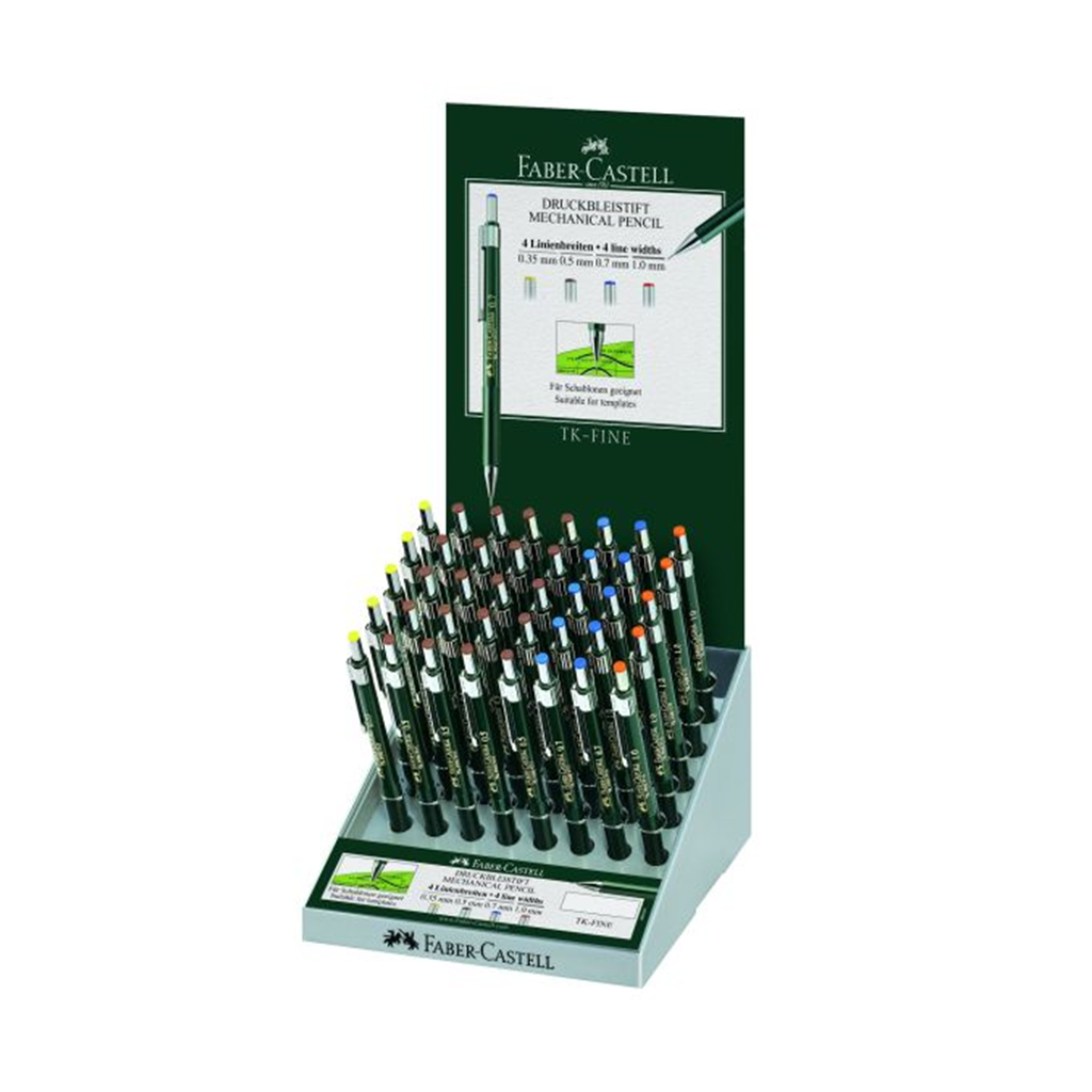FABER-CASTELL 205023 - Set di matite meccaniche GRIP 1345 nero, 3 pezzi, grado di durezza B, spessore mina 0,5 mm, con gomma integrata FABER-CASTELL 205023 - Set di matite meccaniche GRIP 1345 nero, 3 pezzi, grado di durezza B, spessore mina 0,5 mm, con gomma integrata