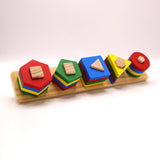 Wooden Toys Geometric Shape - thestationerycompany.pk