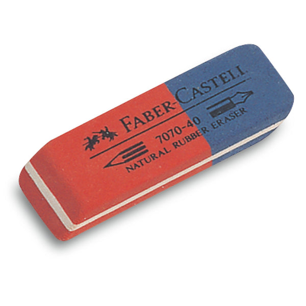 Faber-Castell : Latex Free Eraser : Red and Blue