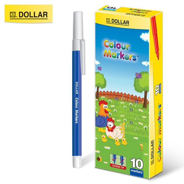 Dollar Fiber Tip Marker CM1 Pack of 10