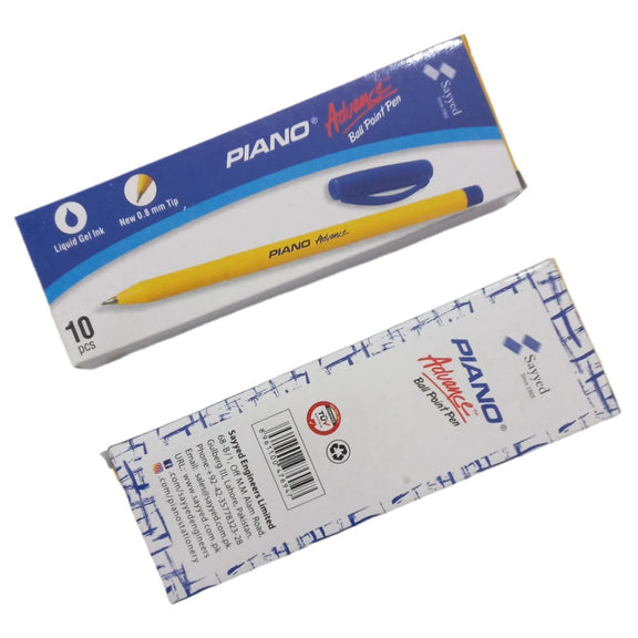 PIANO Advance Ball Point Pen Pack of 10 – thestationerycompany.pk