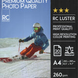 Ecotone A4 Photo Paper 260gm Luster