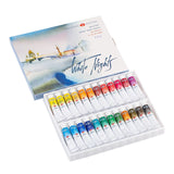 White Nights Watercolor Paints Set Of 24 Tubes – 10ml