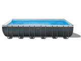 INTEX ( 24 ft x 12 ft x 52" ) Ultra XTR Frame™ Rectangular Pool Set With Sand Filter Pump