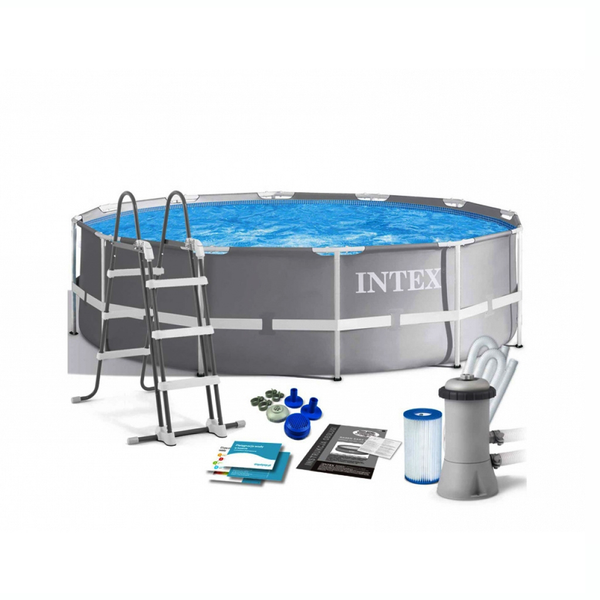 INTEX® Prism Frame Pool 12' x 39 inch with Filter Pump 26716