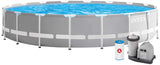 INTEX ( 18' x 48" ) Prism Frame Pool With Water Filter Pump "A" Type ( 549 x 122 cm)