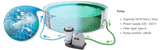 INTEX ( 18' x 48" ) Prism Frame Pool With Water Filter Pump "A" Type ( 549 x 122 cm)