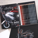 Cretacolor X-Sketch Mega Drawing Pencil Set Of 12