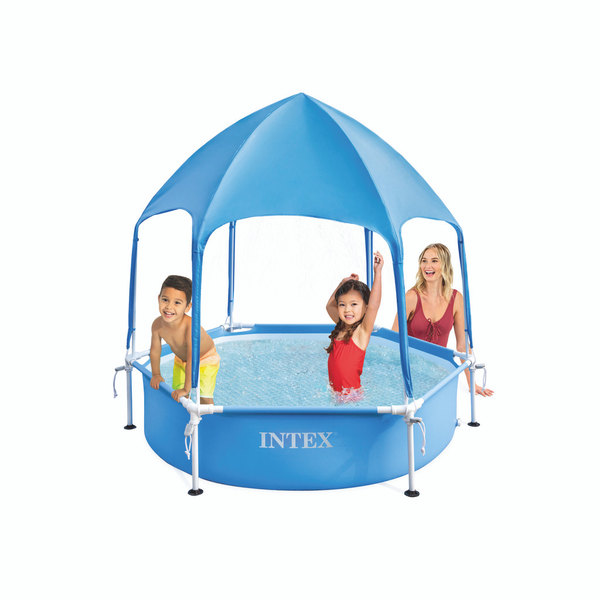 INTEX Metal Frame Canopy Metal Frame Pool 6' x 15" 28209