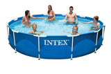 NTEX 12ft X 30 in Round Metal Frame Pool ( 366 cm X I76 cm )