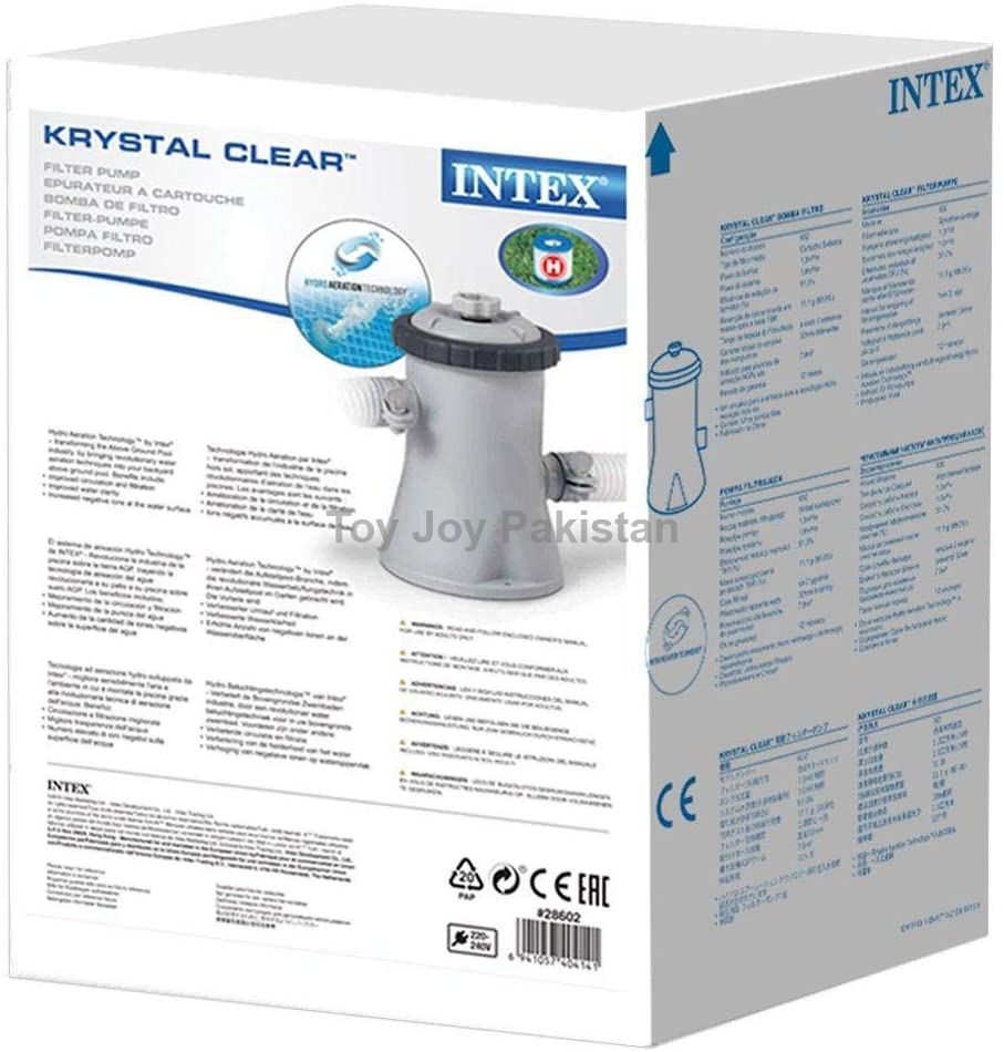 INTEX Krystal Clear Cartridge Filter Pump 220 - 240V