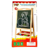 Wooden Preschool Education Two Sided Fold Drawing Board