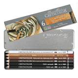 Cretacolor Oil Pencils Drawing Set Of 6 Pcs