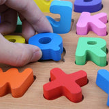 3D ABC Wooden Plate
