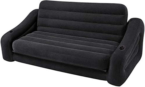 INTEX Pull-Out Sofa Double Seat & King Size Bed Mattress 76"W x 91"L x 28"H