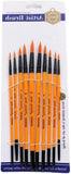 Keep Smiling Acrylic Round Brush Pack Of 10