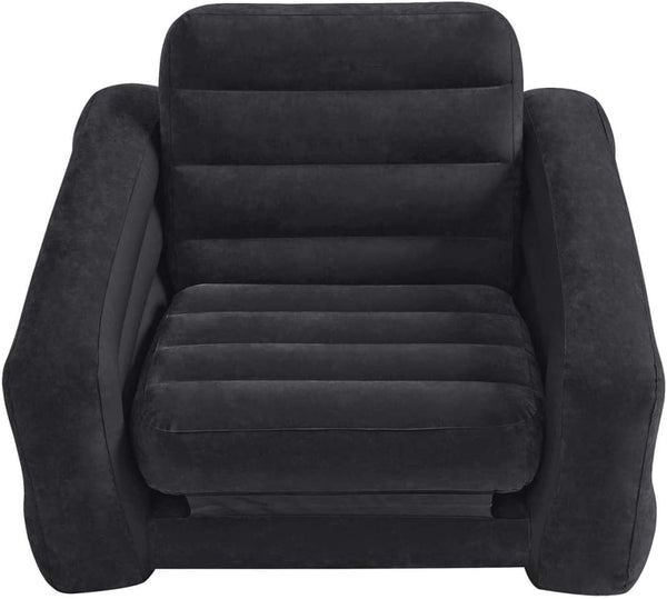 INTEX Pull Out Chair Single Seat With Twin Size Matress 43" X 86" X 26 "