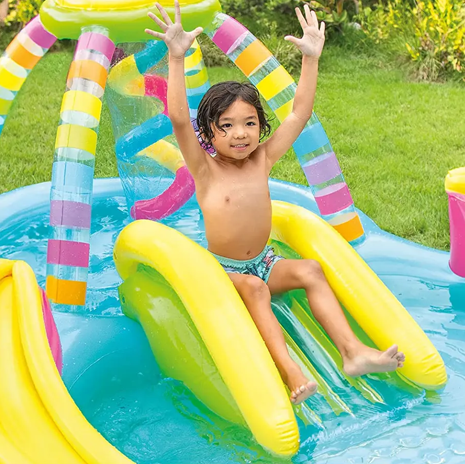 Rainbow store inflatable pool