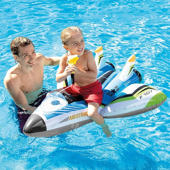INTEX Water Gun Plane Ride-Ons 57536 – thestationerycompany.pk