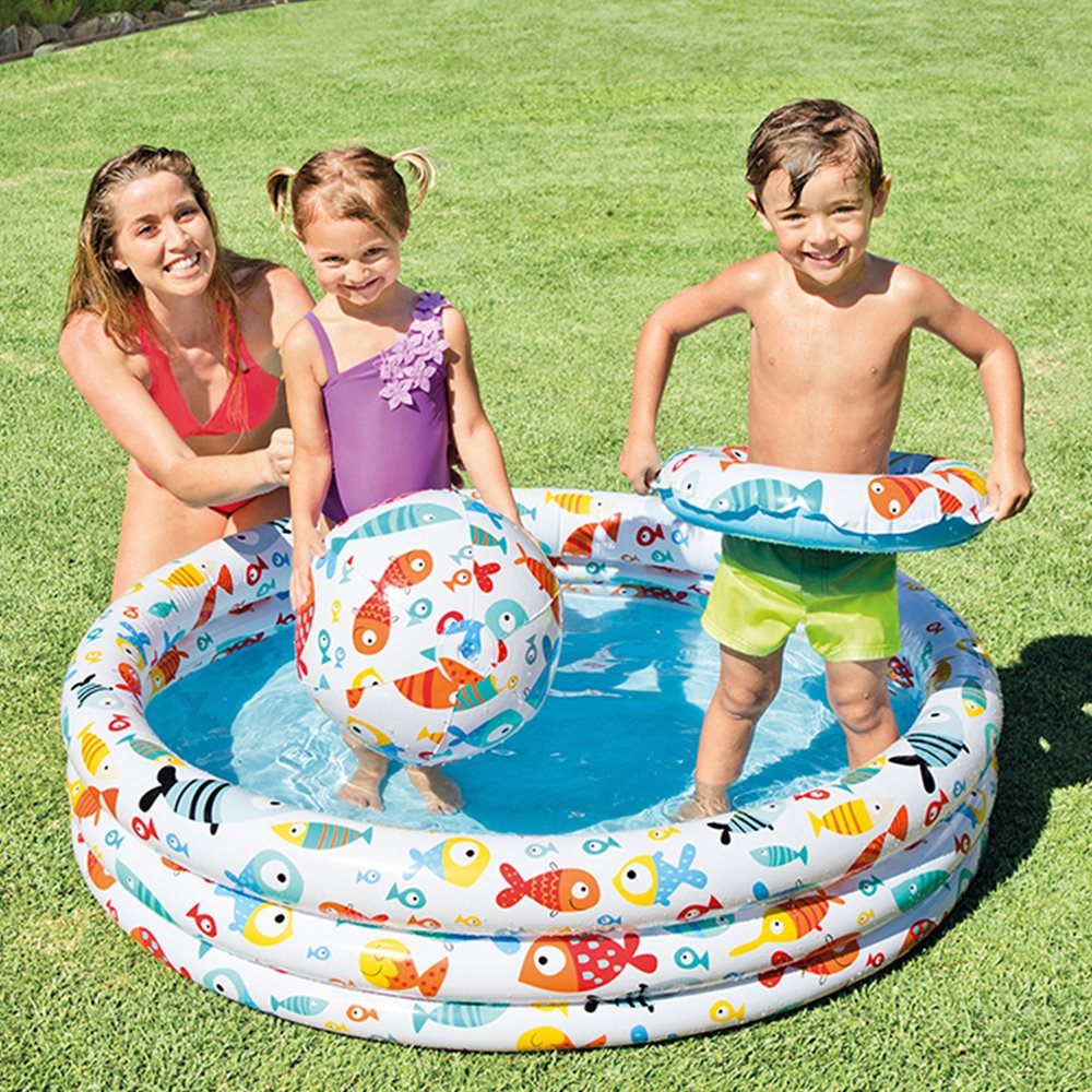 INTEX Fishbowl Pool (52" x 11") With Ball And Tube