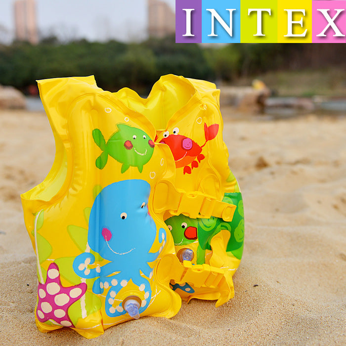INTEX Tropical Buddies Swim Vest ( 16" x 12" )