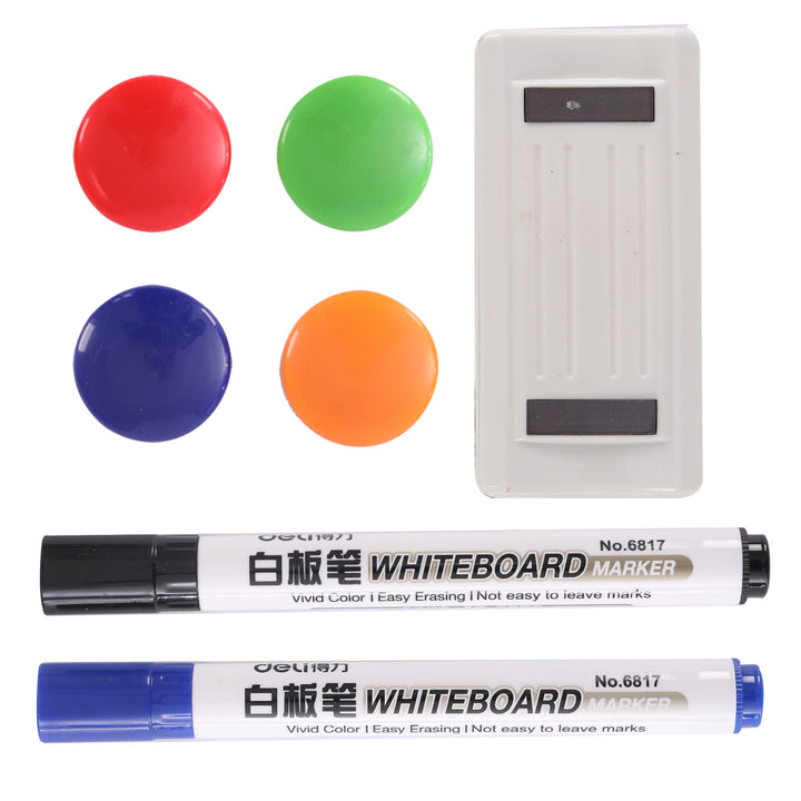 Deli 7886 Dual Side Magnetic Easel Whiteboard 600x900mm ...