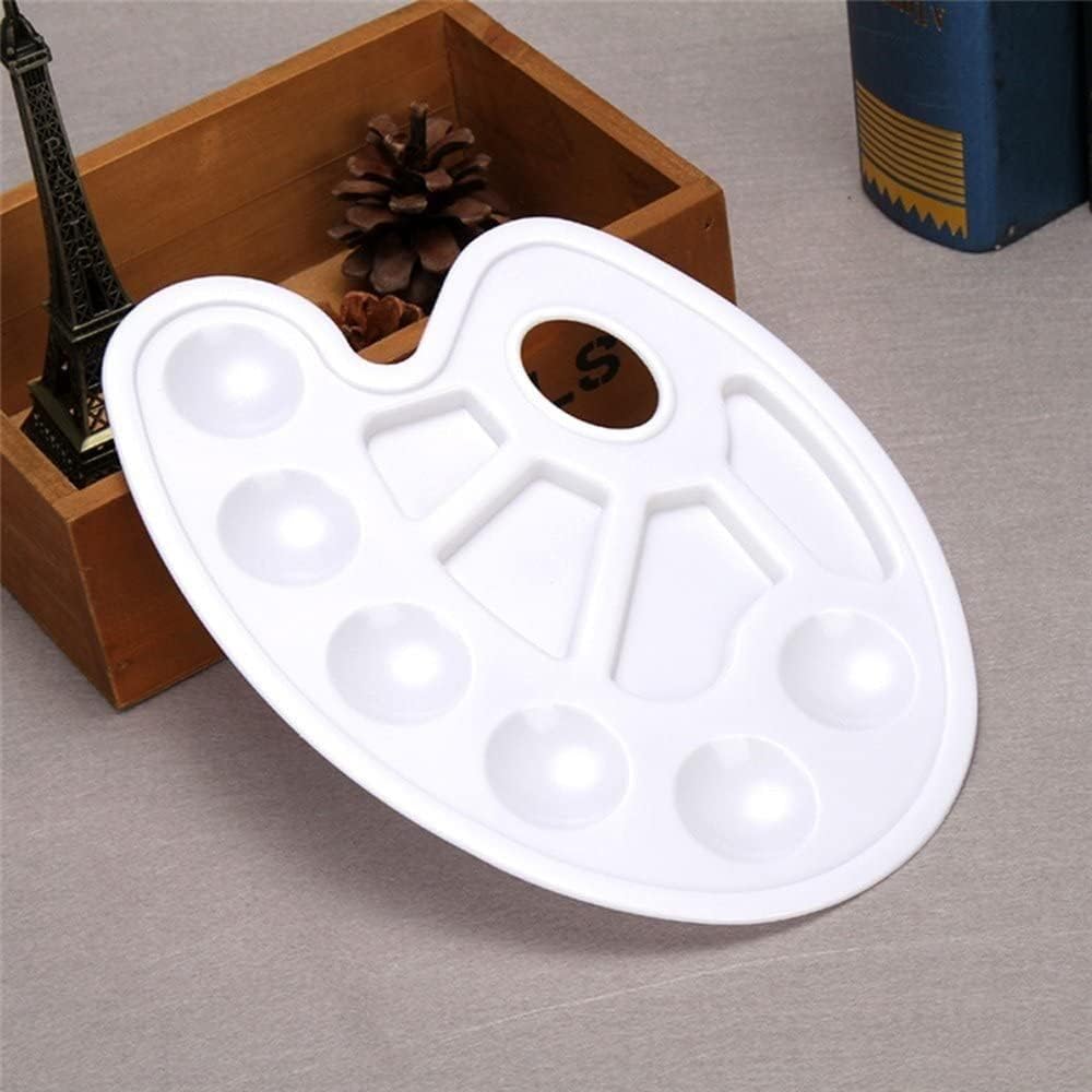 12 Oval Shape Color Mixing Palette For Artist Medium ...