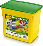 Crayola Creativity Tub, Over 80 Art Tools, Gifts for Kids