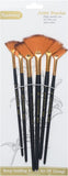 Keep Smiling Fan Brushes Set Of 6 Pieces