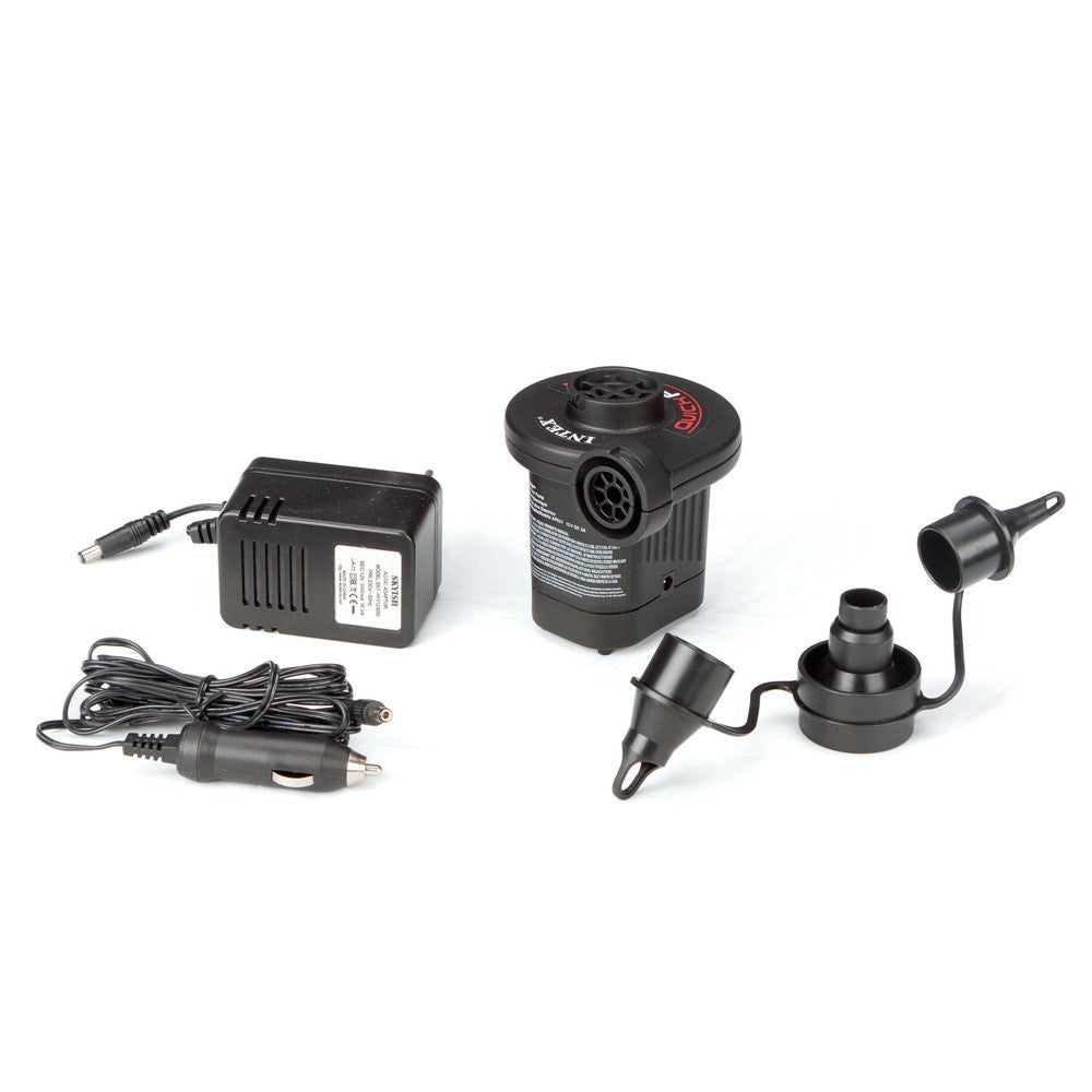 Intex Quick-Fill Electric Pump With Car Adapter & AC Adapter