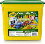 Crayola Creativity Tub, Over 80 Art Tools, Gifts for Kids