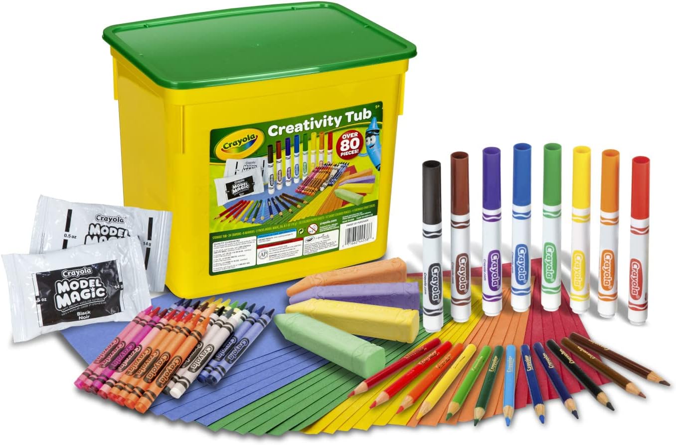 High-Quality Creativity Tub Crayola Landscape Nature High-Quality Creativity Tub Crayola Landscape Nature