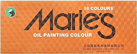 Maries Oil Paint 12ml Pack Of 18Pcs