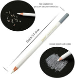 Worison Classic Soft Charcoal Pastel Pencil Set of 4