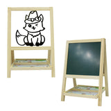 Wooden Multifunction Folding Learning Board Double Sided