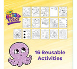 Crayola Under the Sea Color and Erase Reusable Activity Pad with Markers