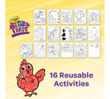 Crayola On the Farm Color and Erase Reusable Activity Pad with Markers