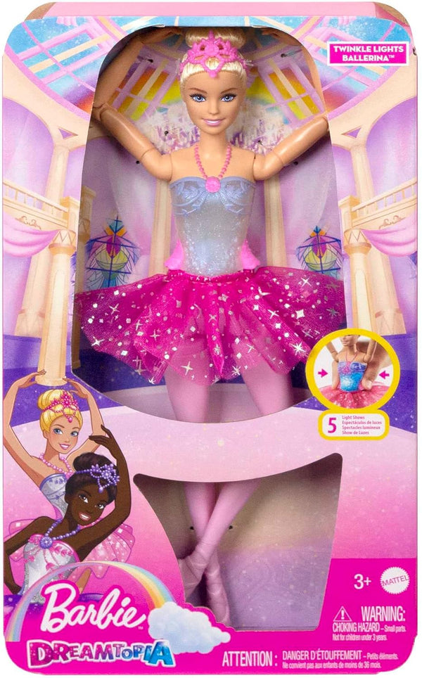 Barbie Dreamtopia Twinkle Lights Ballerina Doll HLC25