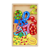 3D Wooden Numbers Learning Board