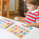 Wooden Shapes Printed Board Learning Toy for Kids