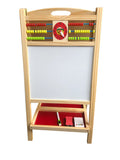 Wooden Preschool Education Two Sided Fold Drawing Board