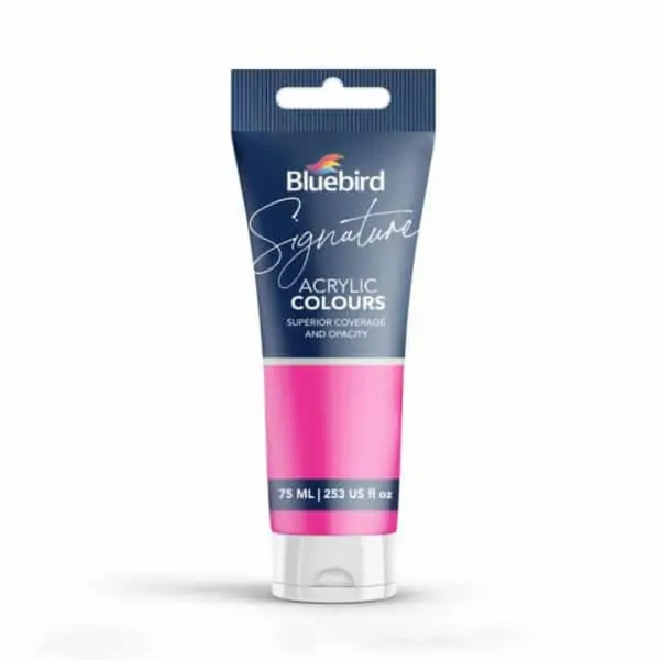 Bluebird Signature Acrylic Colours – 75 ml – Neon Shades