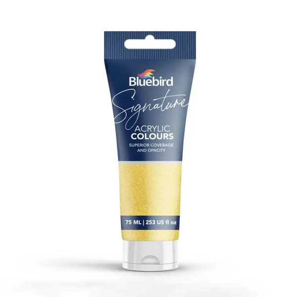 Bluebird Signature Acrylic Colours – 75 ml – Pearlescent Shades