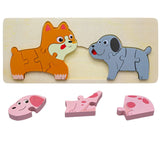 Animal Puzzle Wooden Learning Board