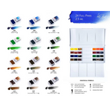 White Nights Artist Watercolor set of 24 Full Pans Plastic Box