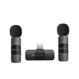 BOYA BY-V20 Wireless Microphone System, Omnidirectional for USB-C Devices With 2 Year Official Warranty