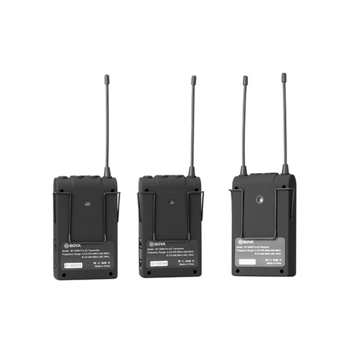 BOYA BY-WM8 Pro-K2 UHF Dual-Channel Wireless Lavalier System