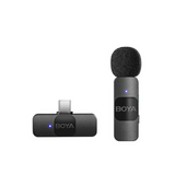 BOYA BY-V10 Wireless Microphone System, Omnidirectional for USB-C Devices With 2 Year Official Warranty